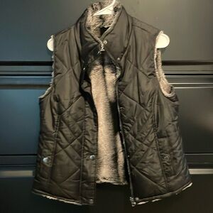 Woman’s faux fur lined vest